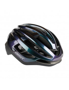 CASQUE VELO ADULTE GIST ROUTE SONAR HOLOGRAPHIC FULL IN-MOLD TAILLE 58-63 REGLAGE MOLETTE