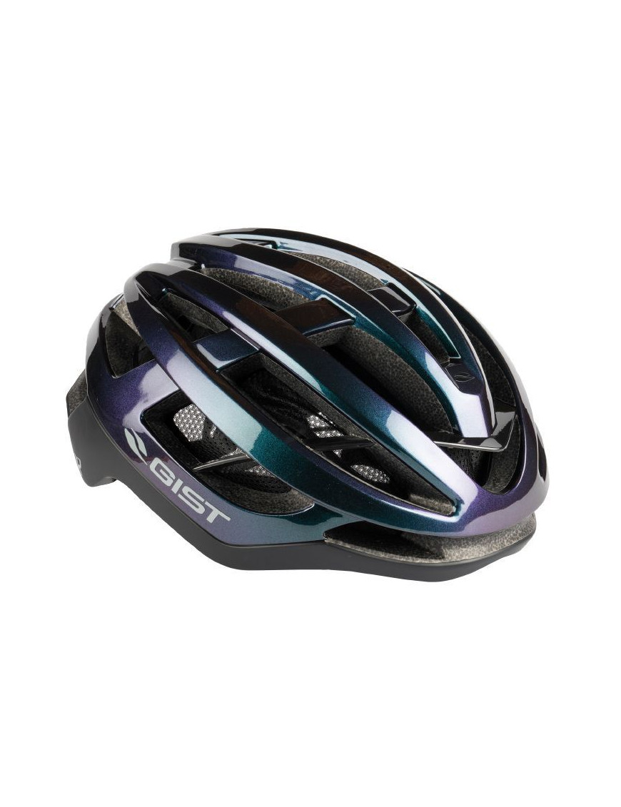 CASQUE VELO ADULTE GIST ROUTE SONAR HOLOGRAPHIC FULL IN-MOLD TAILLE 58-63 REGLAGE MOLETTE