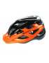 CASQUE VELO ADULTE GES CITY VARIK ORANGE-NOIR TAILLE 54-58 AVEC VISIERE ET SYSTEM FIT LOCK (VENDU EN BOITE)
