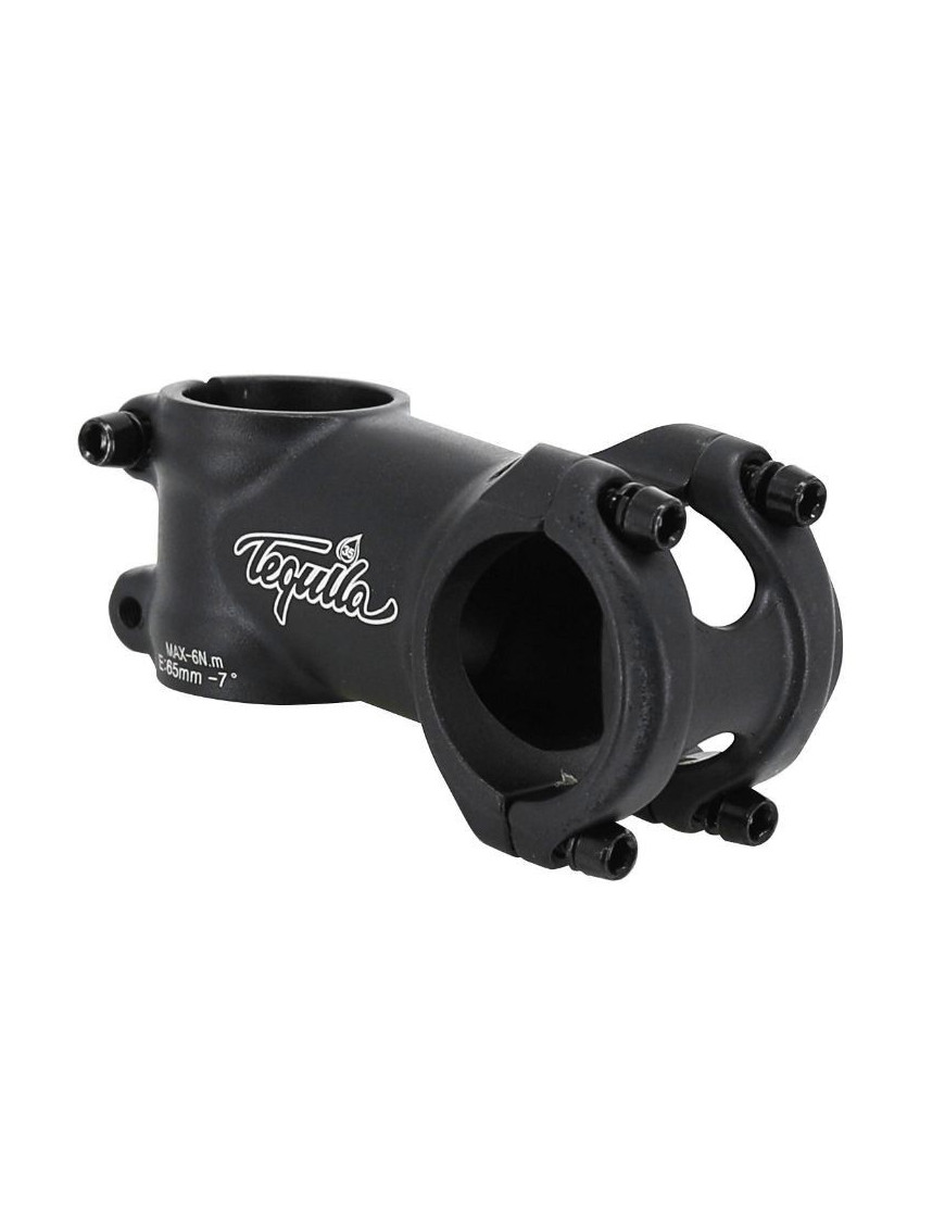 POTENCE VTT ZOOM TEQUILA DH ALU NOIR MAT POUR CINTRE 35mm  L 65mm (SUR CARTE ZOOM)