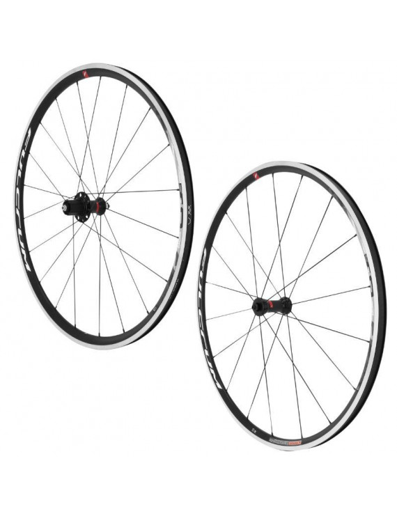 ROUES ROUTE 700 FULCRUM RACING 600 NOIR CASSETTE SHIMANO 11-10V. (PAIRE)