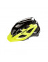 CASQUE VELO ADULTE GES CITY VARIK JAUNE-NOIR TAILLE 58-62 AVEC VISIERE ET SYSTEM FIT LOCK (VENDU EN BOITE)