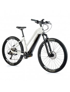VELO ELECTRIQUE-VAE VTT 29 LEADER FOX AWALON 2023 FEMME BLANC 9V MOTEUR CENTRAL BAFANG M420 36V 80Nm BATTERIE 20Ah (16,5'' - H4