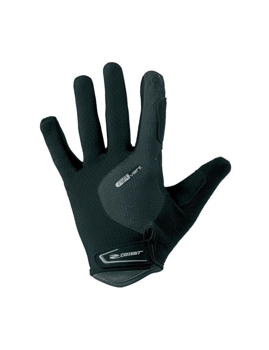 GANTS VELO VTT LONG GIST HERO GEL NOIR XL (PAIRE SUR CARTE) TOUCHE ECRAN -5532