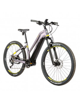 VELO ELECTRIQUE-VAE VTT 29 LEADER FOX AWALON 2023 FEMME GRIS MAT 9V MOTEUR CENTRAL BAFANG M420 36V 80Nm BATTERIE 20Ah (20'' - H