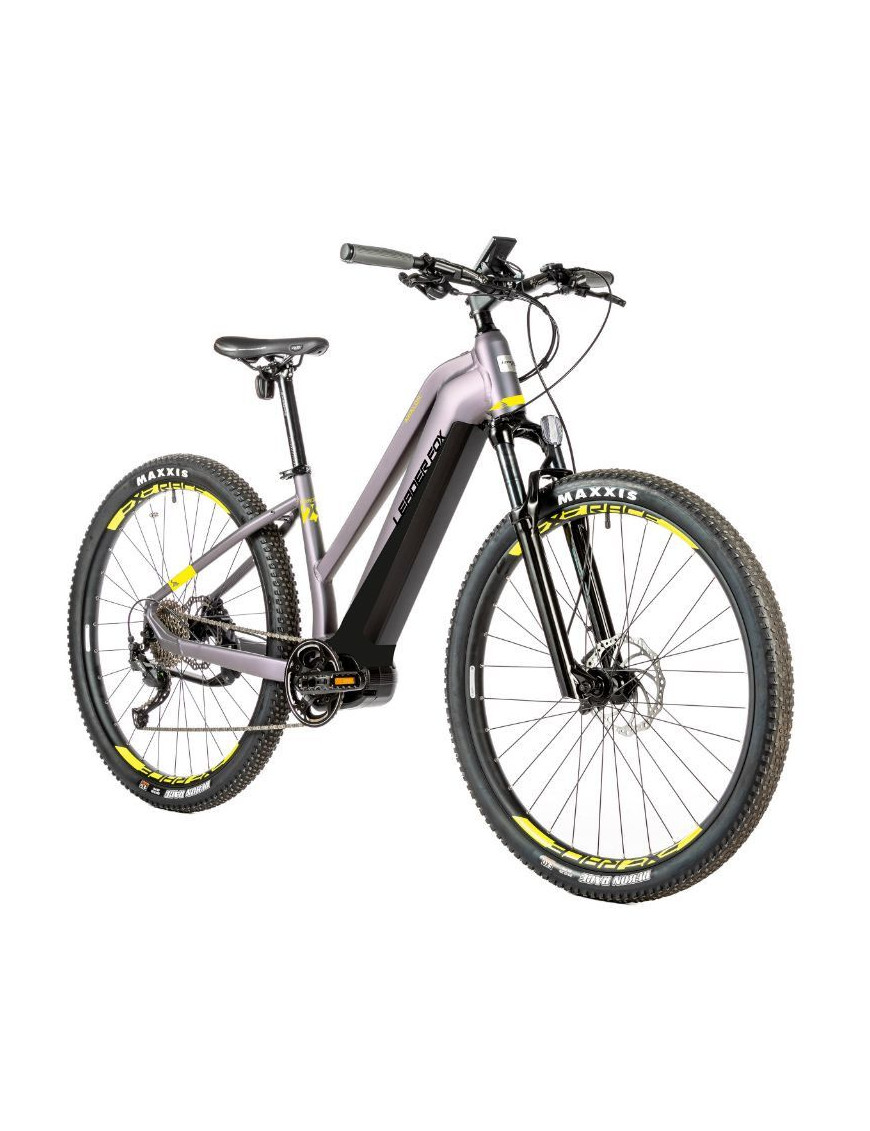 VELO ELECTRIQUE-VAE VTT 29 LEADER FOX AWALON 2023 FEMME GRIS MAT 9V MOTEUR CENTRAL BAFANG M420 36V 80Nm BATTERIE 20Ah (20'' - H