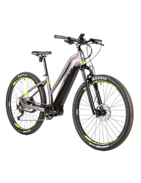 VELO ELECTRIQUE-VAE VTT 29 LEADER FOX AWALON 2023 FEMME GRIS MAT 9V MOTEUR CENTRAL BAFANG M420 36V 80Nm BATTERIE 20Ah (20'' - H