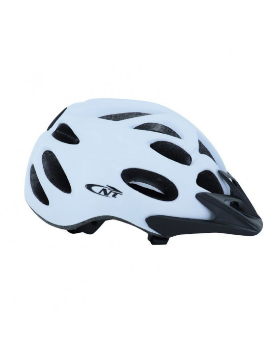 CASQUE VELO ADULTE NEWTON CITY V1 BLANC MAT AVEC VISIERE ET LOCK TAILLE 58-61 (VENDU EN BOITE)