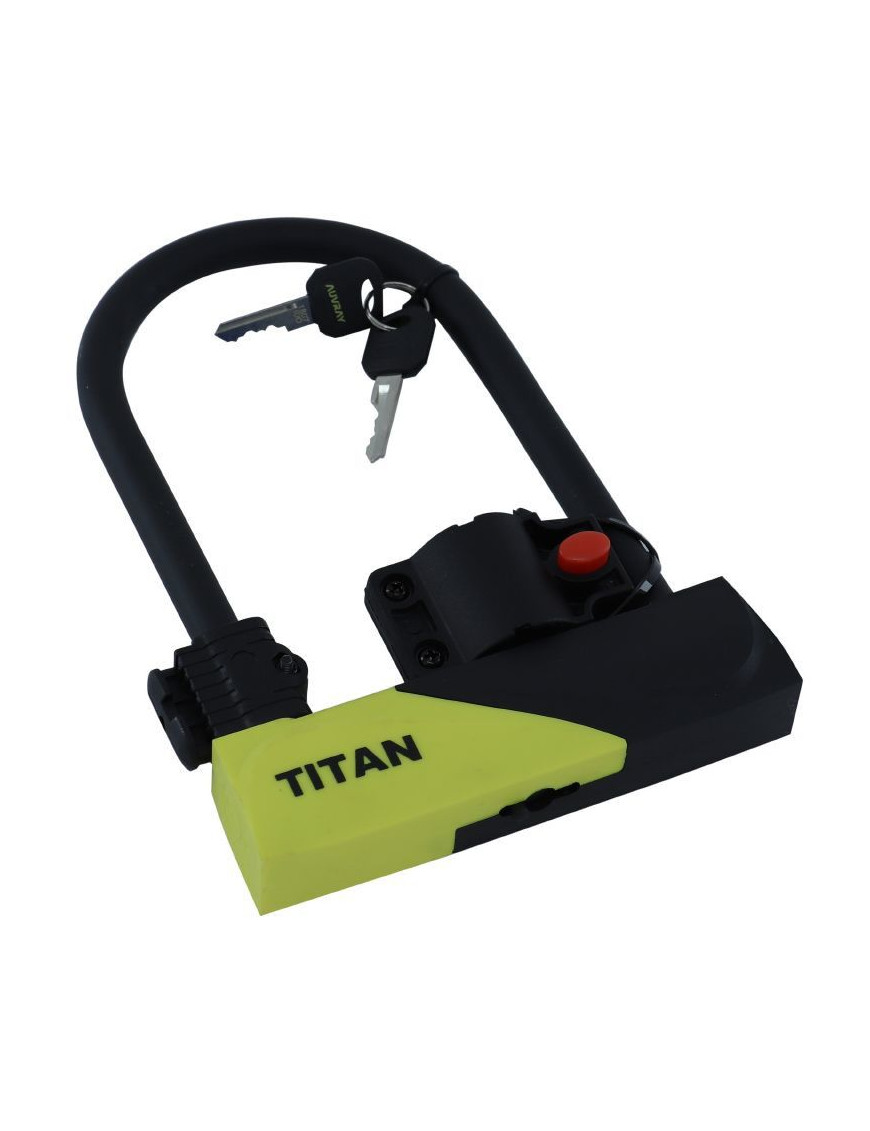 ANTIVOL VELO U AUVRAY TITAN 165x245 mm (DIAM 12 mm) AVEC SUPPORT NIVEAU SECURITE 5-10