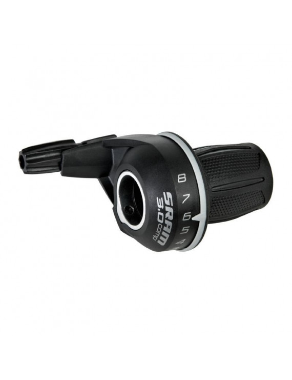 MANETTE VTT SRAM GRIPSHIFT 8V. 3.0 DROITE NOIR - POIGNEE TOURNANTE