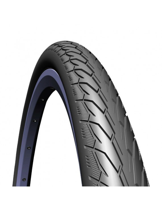 PNEU VTC URBAIN 700 X 45 (29 x 1,75) MITAS FLASH NOIR RENFORT ANTI-CREVAISON 3MM TR (47-622) COMPATIBLE VAE