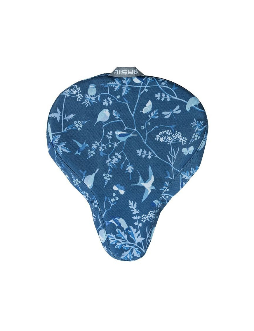 COUVRE SELLE VELO BASIL WANDERLUST BLEU INDIGO (28x23cm)