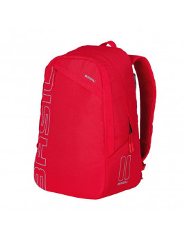 SACOCHE ARRIERE VELO LATERALE SAC A DOS BASIL FLEX BACKPACK ROUGE 17L FIXATION HOOK SUR PORTE BAGAGE