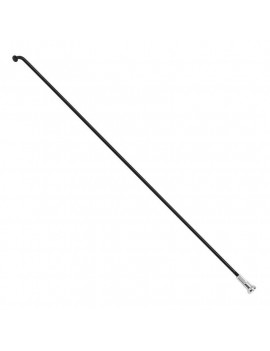 RAYON INOX NOIR 2mm L 182mm TETE COUDEE AVEC ECROU (VENDU A L'UNITE)