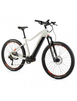 VELO ELECTRIQUE-VAE VTT 27,5 LEADER FOX AWALON 2023 HOMME BLANC 9V MOTEUR CENTRAL BAFANG M420 36V 80Nm BATTERIE 20Ah (17,5'' - 