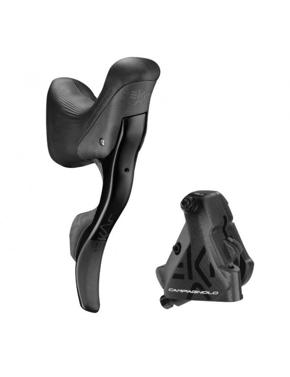 LEVIER-MANETTE ROUTE CAMPAGNOLO 13V. EKAR NOIR DROIT FREIN A DISQUE ARRIERE AVEC ETRIER POUR 140mm MODELE 2021
