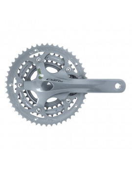 PEDALIER ROUTE SHIMANO  8-9V. CLARIS GRIS 170 mm 50-39-30 (AXE OCTALINK 118mm)