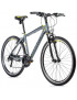 VELO MUSCULAIRE VTC 28 LEADER FOX VIATIC 2021 HOMME GRIS MAT-JAUNE 7V CADRE 20,5 POUCES (TAILLE ADULTE 183 à 190 cm)