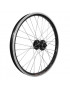 "ROUE VTT 20"" AVANT KARGO - VAE - E-BIKE DISC ET V-BRAKE ALU DOUBLE PAROI MOYEU SHIMANO M475 DISC 6 TROUS NOIRE BLOCAGE (RENFO