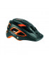 CASQUE VELO ADULTE GIST VTT BULLET NOIR-ORANGE IN-MOLD TAILLE 58-62 AVEC VISIERE ET FIT-SYSTEM (VENDU EN BOITE)