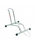 "PRESENTOIR-SUPPORT 1 VELO STABILUS  FIXATION ROUE AVANT OU ARRIERE COMPATIBLE 26""-27.5""-29""-700C CHROME"