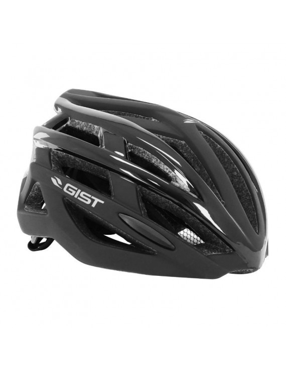 CASQUE VELO ADULTE GIST E-BIKE PLANET NOIR IN-MOLD TAILLE 58-62 REGLAGE MOLETTE 212GRS