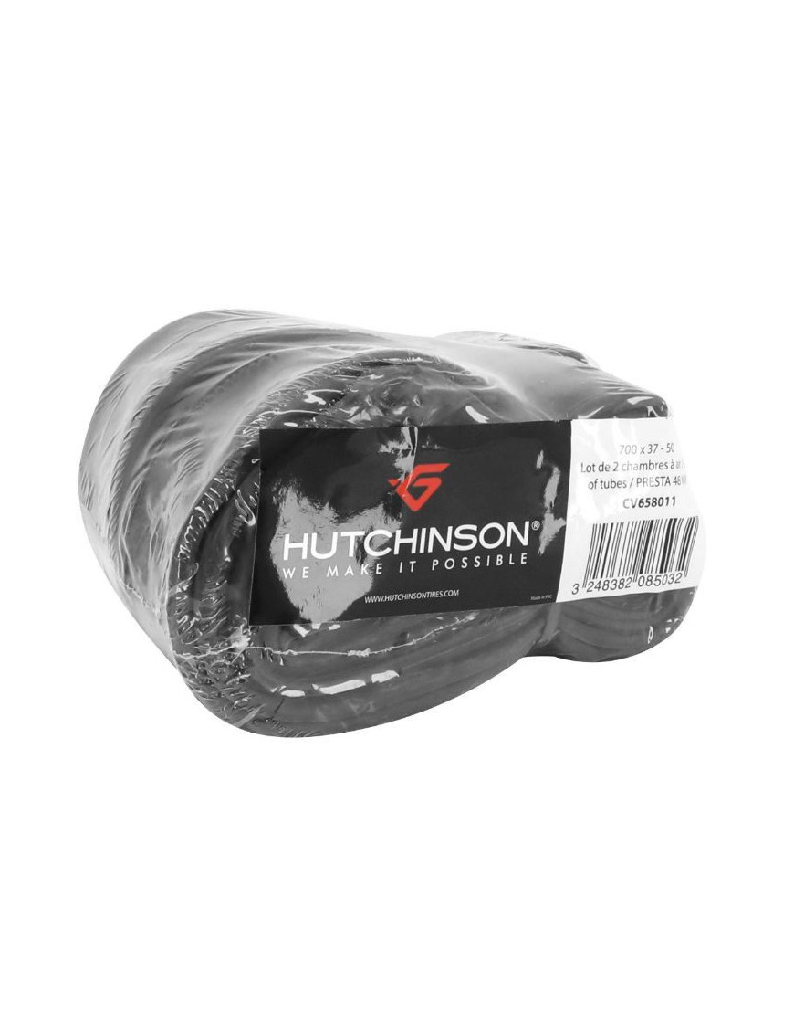 CHAMBRE A AIR VELO 700 x 37-50 HUTCHINSON VALVE PRESTA 48mm (VENDU PAR LOT DE 2)