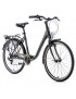 VELO MUSCULAIRE CITY BIKE 26 LEADER FOX DOMESTA 2021 FEMME GRIS MAT 7V CADRE ALU 19 POUCES (TAILLE ADULTE 175 à 183 cm)