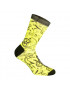 CHAUSSETTES-SOCQUETTES ETE GIST TATOO JAUNE FLUO 38-42 - HAUTEUR 16CM (PAIRE)   -5863