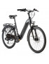 VELO ELECTRIQUE-VAE CITY 26 LEADER FOX LOTUS 2023 MIXTE NOIR 7V MOTEUR ROUE AR BAFANG 36V 45Nm BATTERIE 14Ah (20'' - H52cm - TA