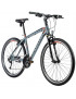 VELO MUSCULAIRE VTC 28 LEADER FOX DAFT 2021 HOMME GRIS MAT-ORANGE 8V CADRE 17,5 POUCES (TAILLE ADULTE 165 à 173 cm)