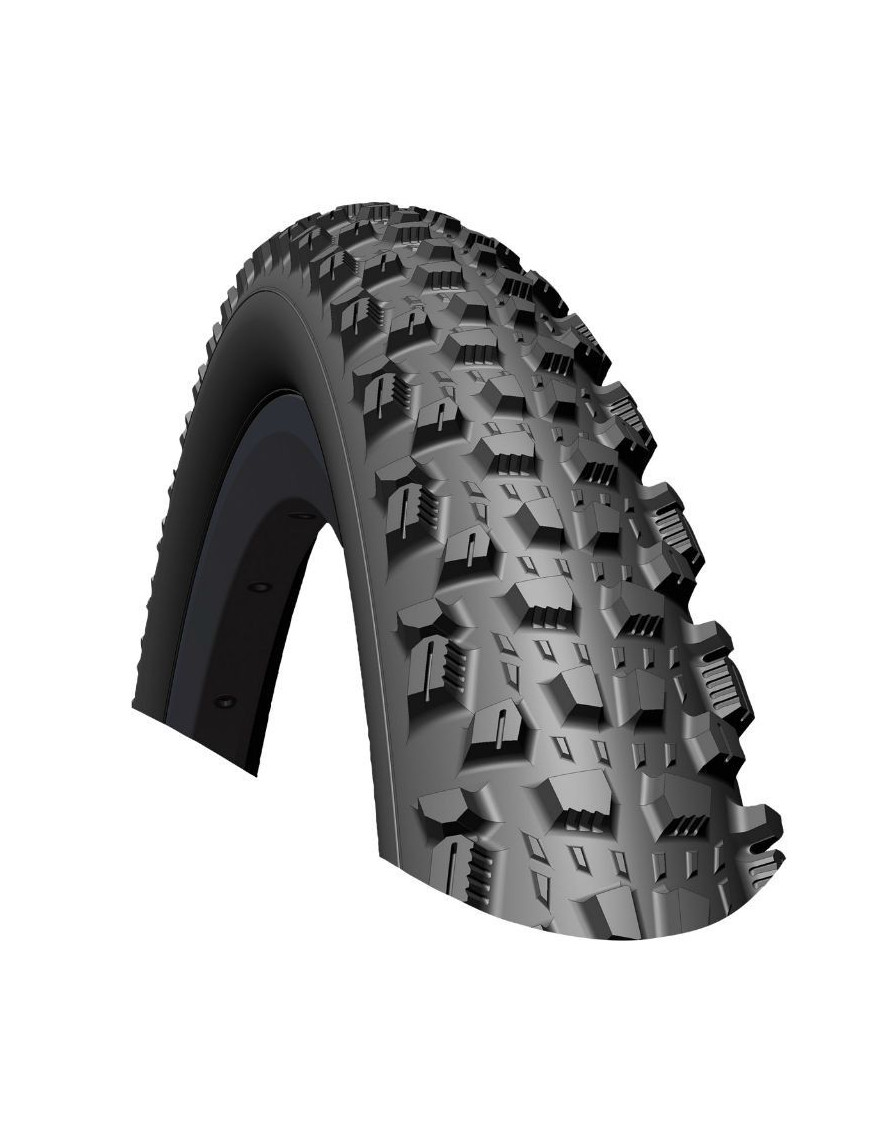 PNEU VTT 27.5 X 2.45 MITAS KRATOS NOIR TS TUBETYPE-TUBELESS READY (62-584) COMPATIBLE VAE - TERRAIN SEC ET ROCAILLEUX, TRACTION