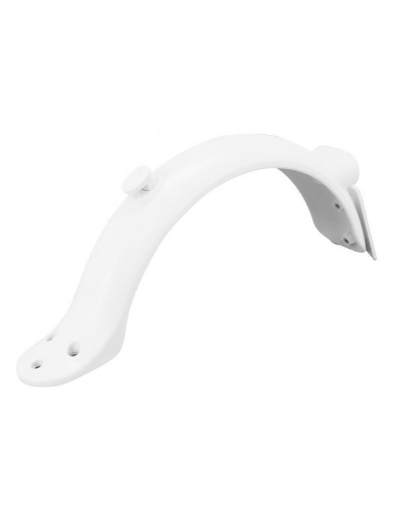 GARDE-BOUE ARRIERE DE TROTTINETTE ADAPTABLE XIAOMI 1S, ESSENTIAL, PRO 2 BLANC  -SELECTION P2R-