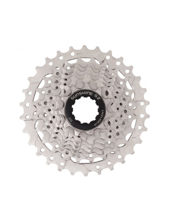CASSETTE  8V. SHINE 11-30 POUR SHIMANO-SRAM VTT ARGENT  (11-13-15-17-20-23-26-30)