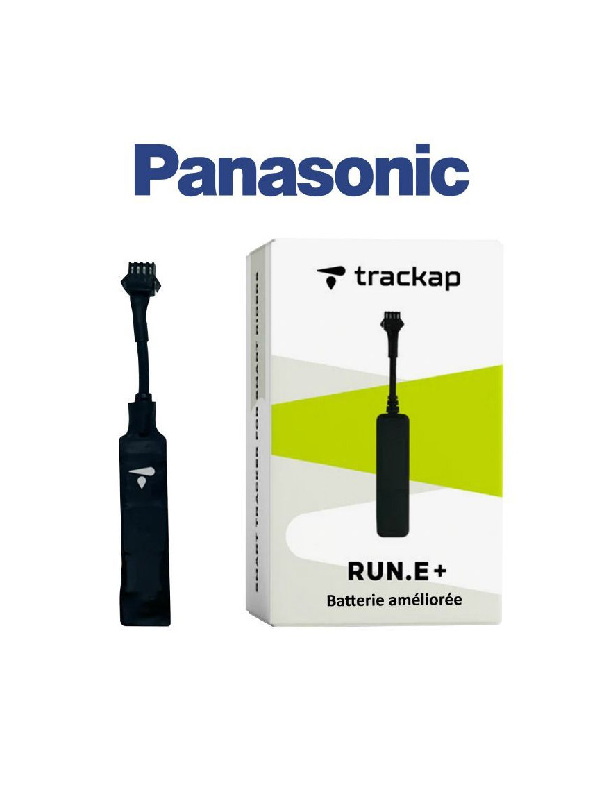 TRACKER - TRACEUR - DISPOSITIF DE SECURITE TRACKAP GPS RUN E+ COMPATIBLE PANASONIC avec 1 an abonnement base