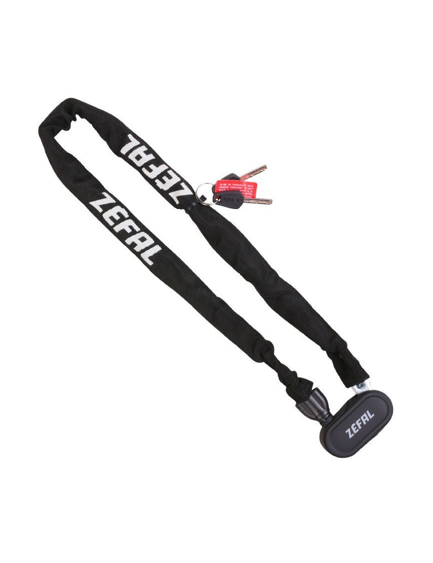 ANTIVOL VELO CHAINE A CLE ZEFAL K-TRAZ M10 DIAM 8mm NOIR