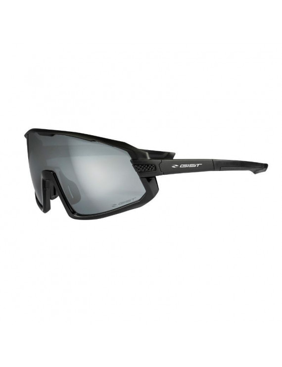 LUNETTES VELO ADULTE GIST NEXT MONTURE NOIR (3 VERRES INTERCHANGEABLES - PROTECTION 100% UV - UVA - UVB) VISION OPTIMALE, ULTRA