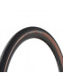 PNEU GRAVEL 700 X 40 HUTCHINSON TOUAREG TAN NOIR-MARRON TUBETYPE-TUBELESS TS (40-622)