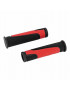 POIGNEE VTT NEWTON RUBBER NOIR-ROUGE L125mm (PAIRE)