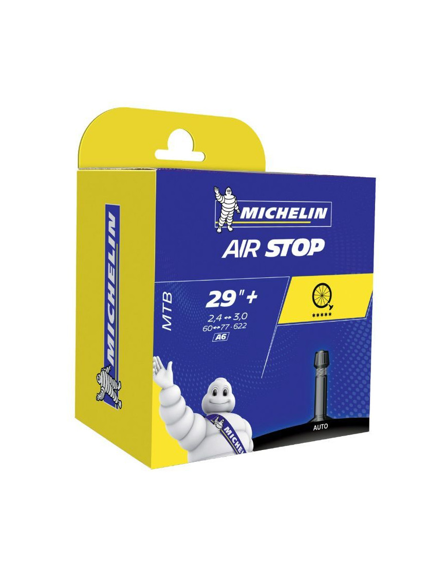 CHAMBRE A AIR VELO 29 x 2.40-3.10 MICHELIN A6 VALVE STANDARD (60-77X622)