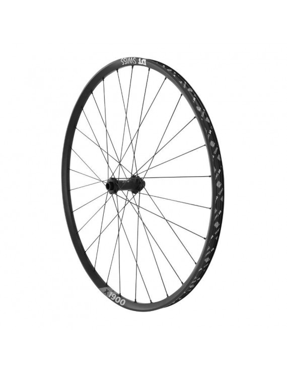 "ROUE VTT 29"" DT SWISS X1900 BOOST DISC CENTERLOCK AVANT NOIR (TUBELESS ET TUBETYPE) COMPATIBLE AXE 15-110 - JANTE LARGEUR EXT