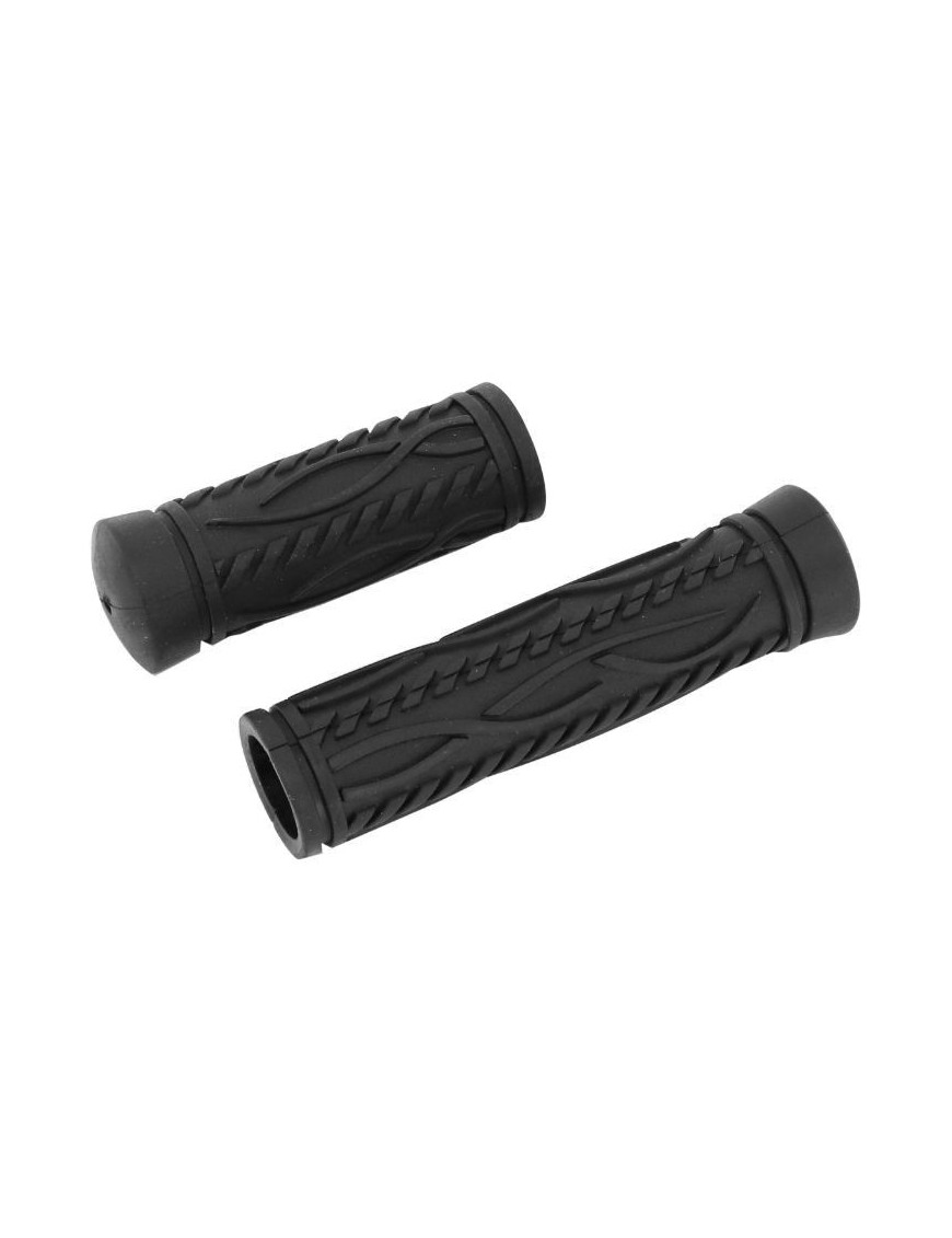 POIGNEE VTT - CITY NEWTON RUBBER NOIR L90-120mm (PAIRE)