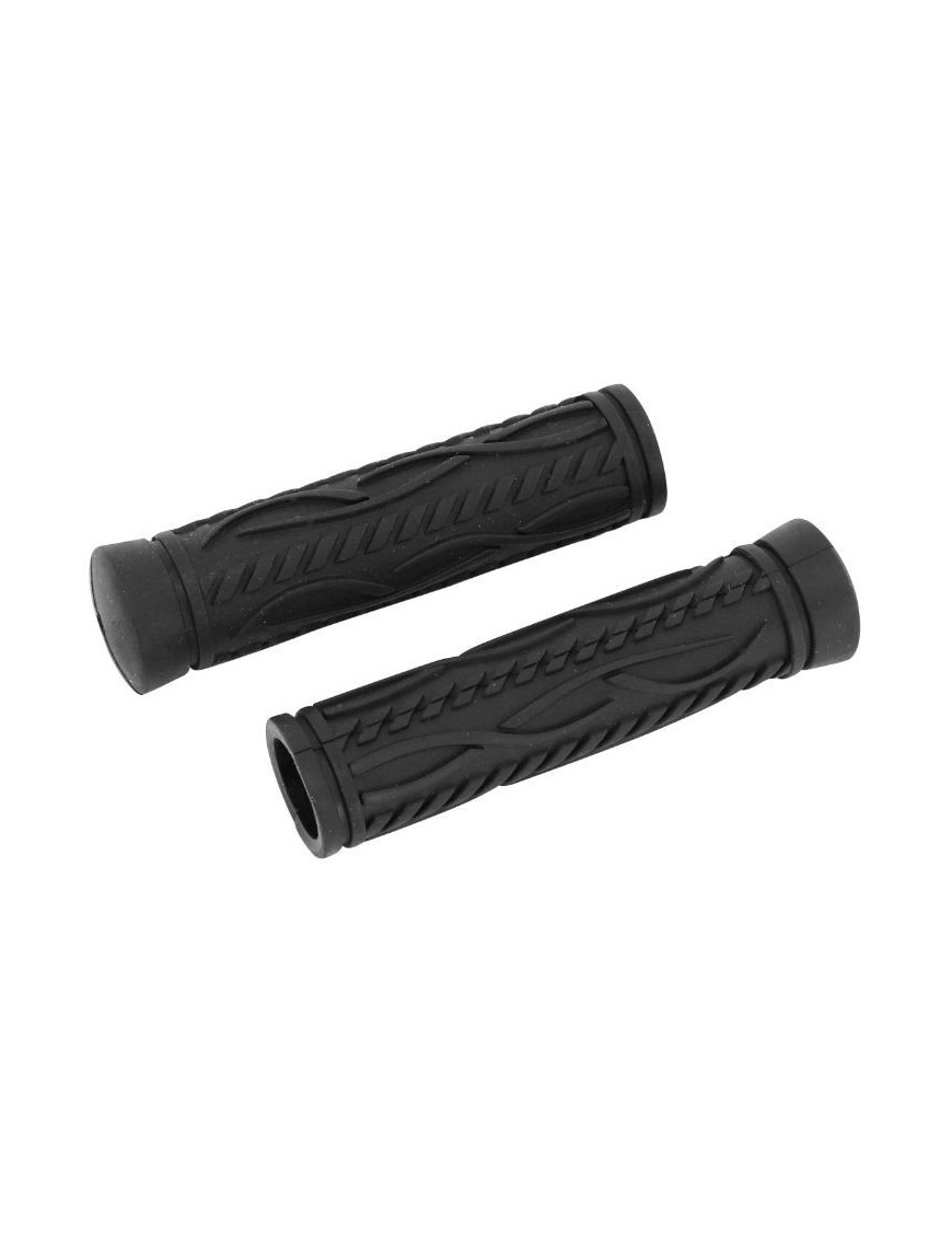 POIGNEE VTT - CITY NEWTON RUBBER NOIR L120mm (PAIRE)