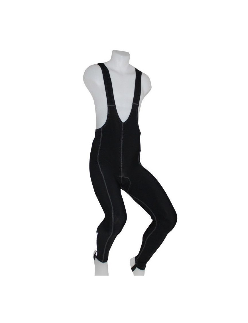 CUISSARD LONG ADULTE P2R ECO A BRETELLES FOND COOLMAX NOIR ZIPS AUX CHEVILLES + PASSANTS  M