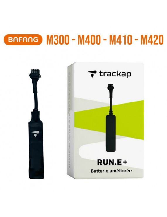 TRACKER - TRACEUR - DISPOSITIF DE SECURITE TRACKAP GPS RUN E+ COMPATIBLE BAFANG M300-400-410-420 avec 1 an abonnement base