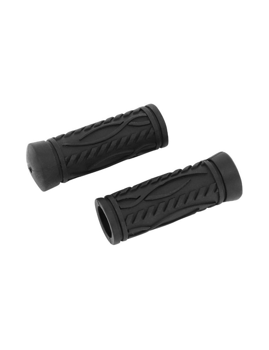 POIGNEE VTT - CITY NEWTON RUBBER NOIR L 90mm (PAIRE)