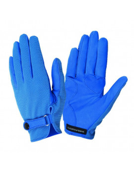 GANTS VELO CITY LONG TUCANO EVA BLEU L  FERMETURE PAR PRESSION (PAIRE SUR CARTE)