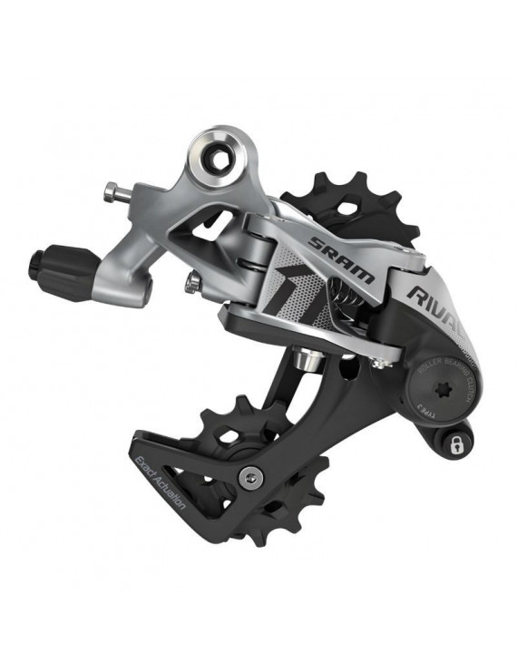 DERAILLEUR ROUTE - GRAVEL ARRIERE SRAM 11V. RIVAL TYPE 3.0 MONO PLATEAU NOIR CHAPE MOYENNE