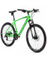 VELO MUSCULAIRE VTT 26 LEADER FOX FACTOR 2022 VERT FLUO 7 V CADRE ALU 14 POUCES (TAILLE ADULTE 150 à 158 cm)