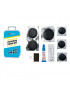 KIT REPARATION CHAMBRE A AIR WELDTITE AIRTITE FAT BIKE 27,5 AVEC OUTILS - BOITE (2 PATCHS 30mm + 1 PATCH 40mm + 3 PATCHS 20mm +